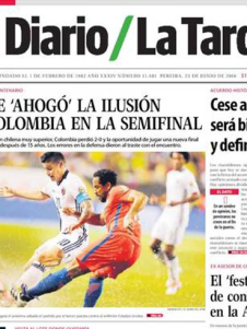 Chile “ahogo” la ilusión de Colombia en la semifinal