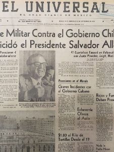 Golpe Militar Contra el Gobierno Chileno; se Suicidó el Presidente Salvador Allende