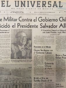 Golpe Militar Contra el Gobierno Chileno; se Suicidó el Presidente Salvador Allende