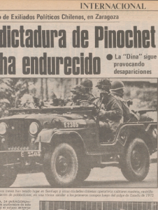 La dictadura de Pinochet se ha endurecido