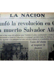 Triunfó la revolución en Chile y ha murto Salvador Allende